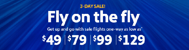 Southwest 3 day sale Southwest has 3-Day Sale: select One Way Flight from $Sale ends 10/ Book by 10/ Nonrefundable. Seats, travel days, and markets limited. day .