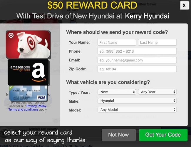 Car Dealerships Offering Gift Cards Car Dealerships Offering Gift Cards