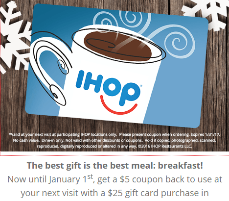 Ihop Gift Card Promotion Code - ihop gift card promotion 5 coupon for 25 gift card purchase Ihop Gift Card Promotion Code - ihop gift card promotion 5 coupon for 25 gift card purchase
