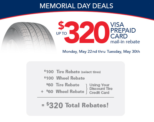 Discount Tire Memorial Day Rebate Form