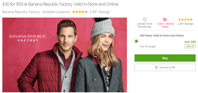 Voucher codes banana republic Grab a discount voucher or code to save money on your shopping at Homebase, Body Shop, John Lewis, Currys PC World, Tesco, Morrisons and many more.