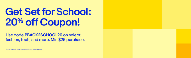 Ebay active coupons today