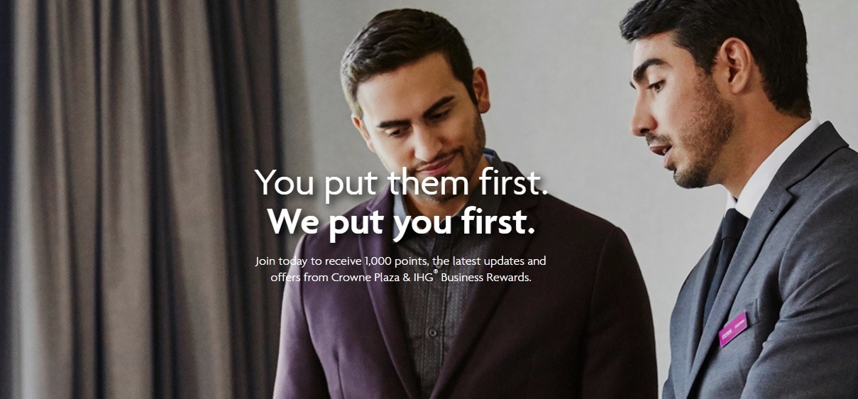 IHG Business Rewards Promotion Get 1,000 Points