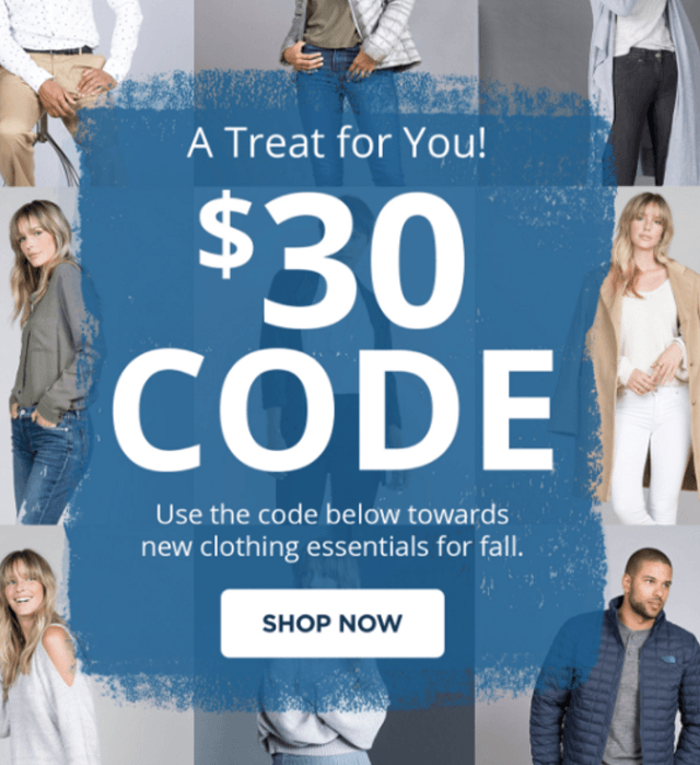 Zappos coupon code $30 off