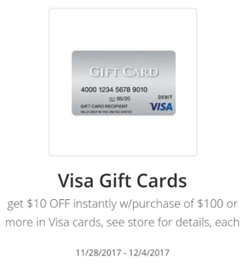 Hy-Vee Gift Card Promotion: Get $10 Store Card With $100 Visa Gift ...