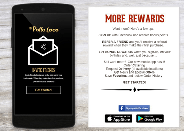 El Pollo Loco Rewards App Promotion Free Chicken Avocado Taco