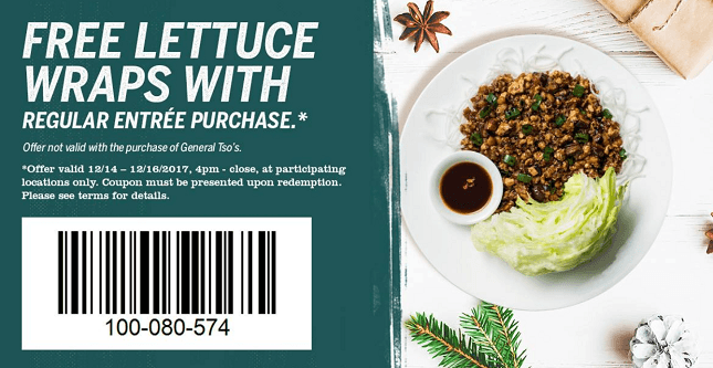Pei wei coupons 2019