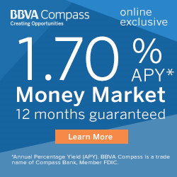 bbva compass clearchoice money market account 1 70 apy