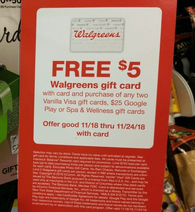Walgreens Gift Card Promotion Free 10 Walgreens Gift Card