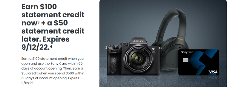 Sony Visa Credit Card 150 Bonus