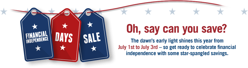 Capital One 360 Finacial Independence Sale