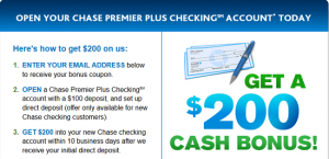 Chase $200 Premier Coupon