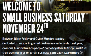 American Express Small Business Saturday