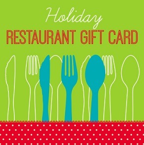 holiday restaurant gift card