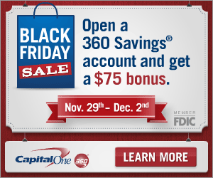 Black Friday Savings $75 Bonus
