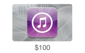 iTunes gift card