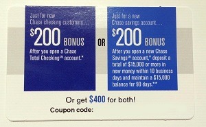 Chase Savings Total Checking