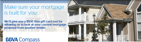 BBVA Compass $100 Mortgage Proposal