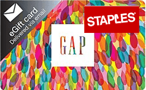 Staples Gap Gift Card