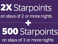 Starwood Bonus Starpoints