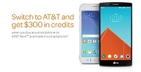 Switch to AT&T: $300 in credits