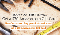 Amazon Home Services $30 Gift Cards Bonus