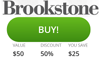 Groupon $50 Brookstone Credit for $25 Offer