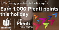 Nationwide Free 1000 Plenti Points Bonus