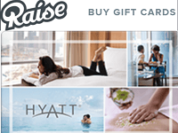 Raise Extra 3% Off Discounted Hyatt Gift Cards