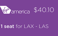 Virgin America Cheap One-Way Flights