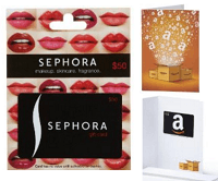 Amazon $10 Bonus Sephora $50 Gift Card Purchase