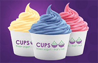 Cups Frozen Yogurt