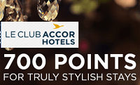 Le Club AccorHotels Earn 4,900 Bonus Points