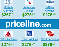 Priceline Cheap Roundtrip Non-Stop New York NYC - San Francisco SFO