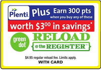 Rite Aid Discounted Green Dot Reload $3 Off