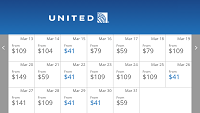 United One-Way Non-stop Flights Discounted