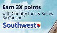 Country Inns Suites Southwest Rapid Rewards Promotion