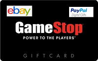 Paypal Digital Gifts Free $10 Bonus GameStop $50 Gift Card