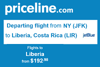 Priceline Cheap Nonstop R/t Flights JFK To Costa Rica