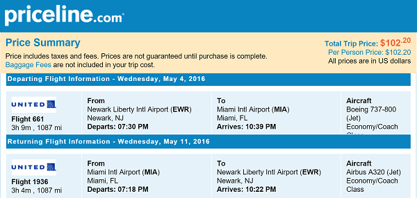 round trip new york flights