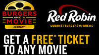 Red Robin $40 Gift Card Free $10 Movie Ticket Bonus 