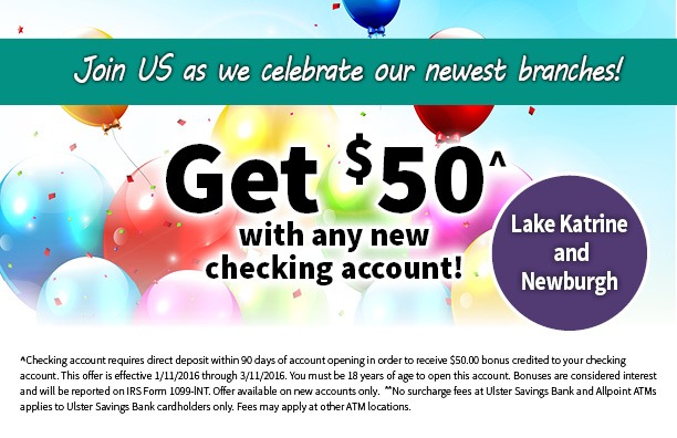 Ulster Savings Promotion