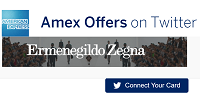 Amex Sync Ermenegildo Zegna Promotion