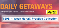 Daily Getaways Hertz Gold Rewards Discount Points