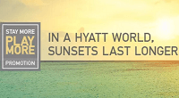 Hyatt Gold Passport Stay More Play More Bonus Promotion