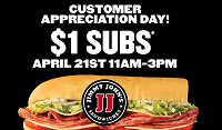 Jimmy John's Sandwiches Customer Appreciation Day