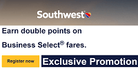 Southwest Rapid Rewards Earn 2X Points