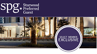 Starwood Preferred Guests Select Member Exclusive Bonus Promotion