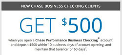 Chase $500 Promotion