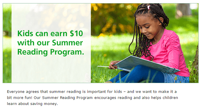 TD Summer Reading Program $10 Bonus